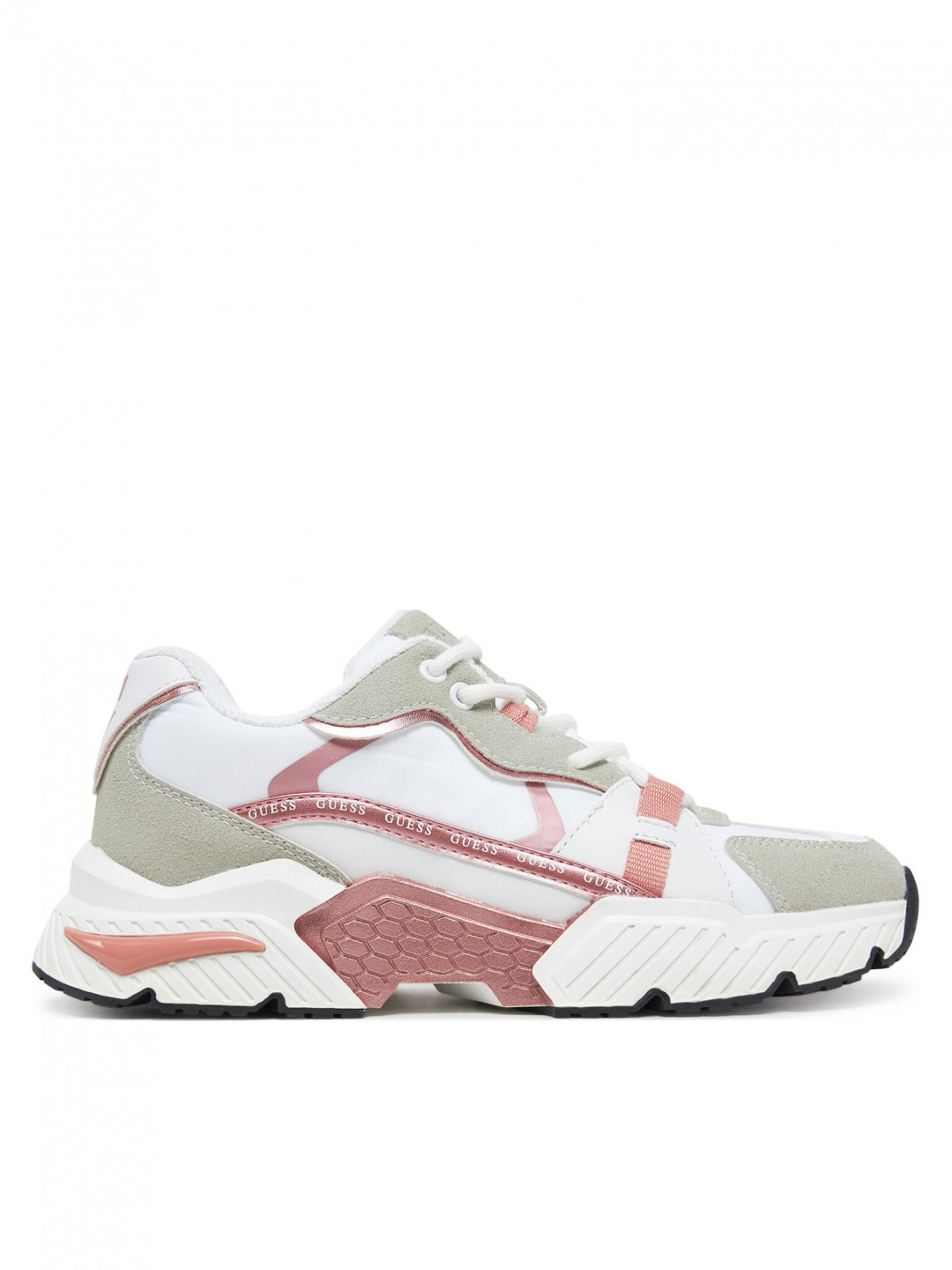 Guess Sneakersy FLJCAR ELE12 Růžová